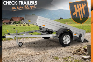 HA 752513 BK Humbaur | kippbar, Einachser, gebremst, ohne Klappe vorne, kippbar, 3 Paar Zurrbügel•