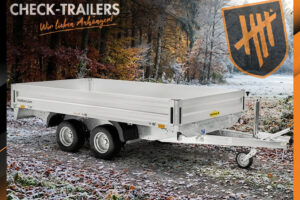HN 253118 Humbaur | Tandem-Hochlader, gebremst, 2500 kg HZG/1975 kg Nutzlast, Innenmaße: 310 x 185 x 35 cm☺