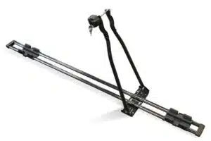 Humbaur 1 Fahrradstandschiene mit Bügel (Bügel absperrbar), Nutzlast maximal 15 kg