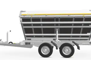Dreiseitenkipper Alu 3318 Eduard | mit E-Pumpe 2700 kg, 330x180x30, Tandemachser