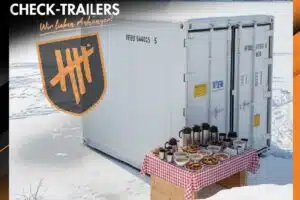 Vermietung Wärmecontainer bis +30 Grad mit/oder ohne Anhänger Thermo King Wandstärke 10-12 cm