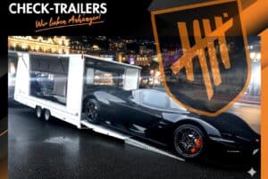 Turatello SERIE M, M26 Motorsport Autotransporter, Fahrzeugtransporter, Rennwagentransporter, Motorsportanhänger•