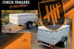 AKTIONSANGEBOT | TPV TL-EU2 | TPV-Böckmann Tieflader Kastenanhänger, Stahlblechanhänger 750 kg, mit doppelter Bordwand*