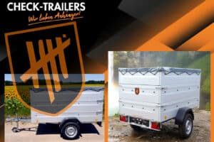 AKTIONSANGEBOT | TPV TL-EU3 | Kastenanhänger von TPV-Böckmann, Tieflader, Stahlblechanhänger, dreifacher Bordwand, 750 kg☻