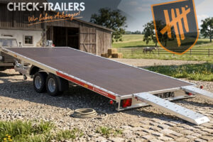 CARKEEPER 4521/2 S 2,7T, SIEBDRUCK, Zweiachser, Autotransporter mit Kippfunktion, Temared, 2700 kg•
