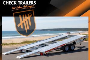 CARKEEPER 4020/2 S 2,7T; STANDSCHIENEN, kippbar, Rampen und Winde, Autotransporter, niedriger Winkel, Multitalent, 2700 kg•