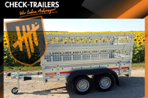 Schnäppchenmarkt ProBrake 2612/2T mit Aufsatzbordwänden 2000 kg, Zweiachser