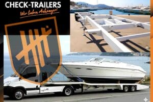 Turatello Sattelauflieger Mini-LKW SR 50 Boottransport (ohne Zugfahrzeug)