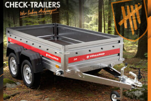 ZIP 2612/2, 750kg, Zweiachser, hohe Nutzlast, ungebremst, 260 x 126 cm, Tieflader